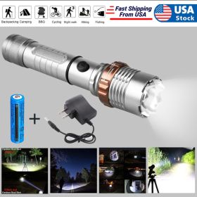 LED Flashlight Rechargeable Bright Torch Emergency Light