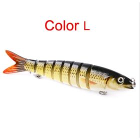 Pike Fishing Lures Artificial Multi Jointed Sections Hard Bait Trolling Pike Carp Fishing Tools (Option: Rod Combos)