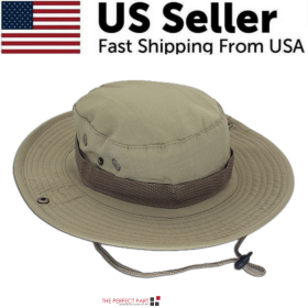 Wide Brim Sun Hat UV Procation (Hat Color: Boonie Khaki)