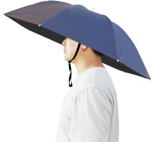 Umbrella Hat (Color: Navy blue)